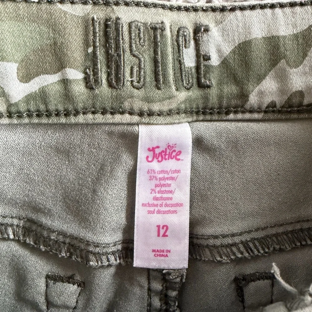 Justice•Girls Camo Cargo Jeggings | Size 12
